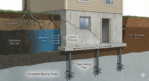 experiencing structural cracking.